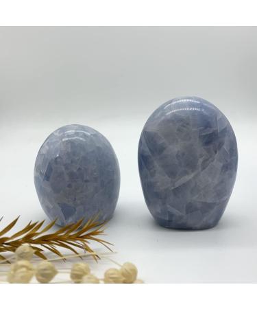 Home Decoration Natural Blue Celestite Quartz Freedom Stones Crystal Display Gem Stones GiftsDecor Minerals Stones ZJGIDTEM (Size : 380-500grams) - Buy Online on GoSupps.com