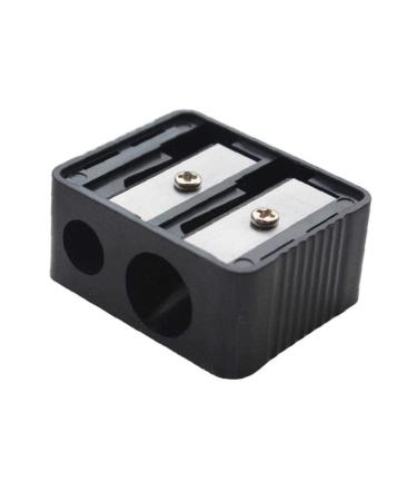 UM Professional Cosmetic Pencil Sharpener Double Holes for Eyebrow Lip Liner Eye Pencil School Office Supplies Useful and practical