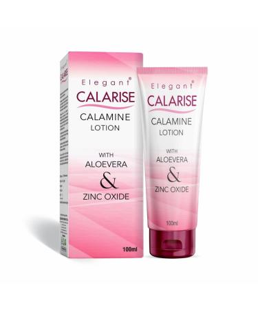 CALARISE Calamine Lotion For Skin Itching With Aloevera & Zinc Oxide 100ml | For Skin Soothing and Rashes Black
