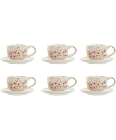  AlexandreHouse Almendor Cafe Set of 6 Metal Domomite 20 x 18 x 20 180 ml - Buy Online on GoSupps.com