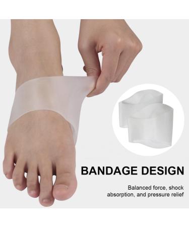 Foot Vault Bandage - 2 Pairs of Gel Pads for Flat Feet & Plantar Fasciitis Relief | Men & Women Heel Spur Support - Buy Online on GoSupps.com