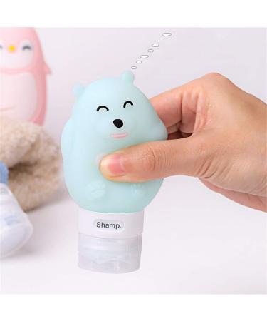 Chseo Silicone Travel Bottles Set - 4 Pack | Leak-Proof Containers for Cosmetics Liquids Shampoo & Lotion | Perfect for Travel - Buy Online on GoSupps.com