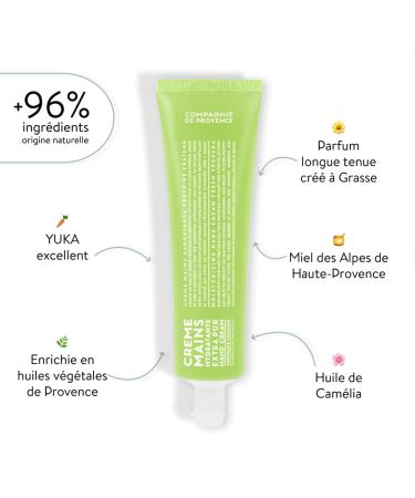 Buy Compagnie De Provence Hand Cream 100ml - Fresh Verbena | International Shipping Available - Buy Online on GoSupps.com