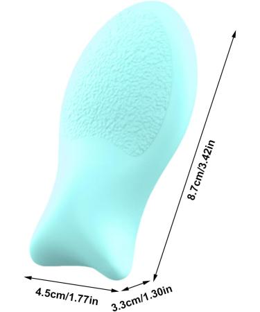 Face Powder Puff Loose Powder Powder Puff Blender | Fish Shaped Cosmetic Puff Beauty Makeup Tools for Pressed Powder Liquid Foundation Small fish puff (blue) - Buy Online on GoSupps.com