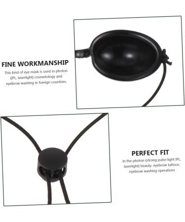 Ipetboom 1 Set Beauty Mask Safety Eye Patch Shade Tanning Bed Sunglasses Sunbathing Goggles Led Light Eye Cover Sunbathing Eye Patch Eye Protection Skin Silica Gel Hood - Buy Online on GoSupps.com