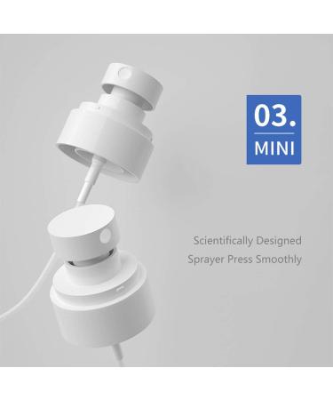 VOANZO 10PCS 60ml Spray Bottles - Mini Transparent Blue Cosmetics Sunscreen & Essential Oil Perfume Sprayers for Travel - Buy Online on GoSupps.com