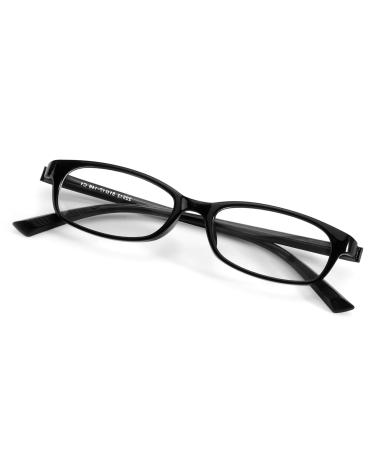 TJUTR Fashion Fake Glasses Non Prescription Clear Glasses for Women Blue Light Blocking Y2k Cosplay Eyewear Frame TB22512-V10 Black-v10