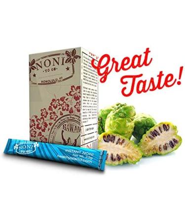 Squeeze Dried Noni to Go Sticks - Hawaiian Noni and Green Tea Blend - Antioxidant-Rich & Immune-Boosting - 30 Count Pack - Buy Online on GoSupps.com