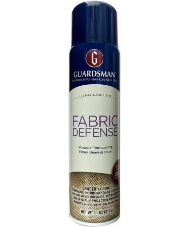 Guardsman Fabric Defense & Upholstery Protector Blocks Stains and Repels Liquid, Use on Microfiber, Rugs, Carpeting, Fabric Apparel, Easy Clean, Odorless, No Chemical Cleaner 11 Oz 460900