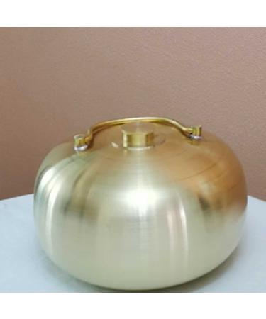 Copper Premium hot bottle with soft cover removable children's heat bottle Safe and durable warm hot water Bottle Best gift you ensure maximum warmth and comfort SLK22 15cm (1.1mm)