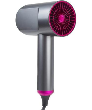 3500W Professional Hair Dryer Electric Dryer Hair Hammer Hairdryer Blow Negative Ion Blue Light Mini Blower Dry Strong Wind (Gray) Gray Red - Buy Online on GoSupps.com