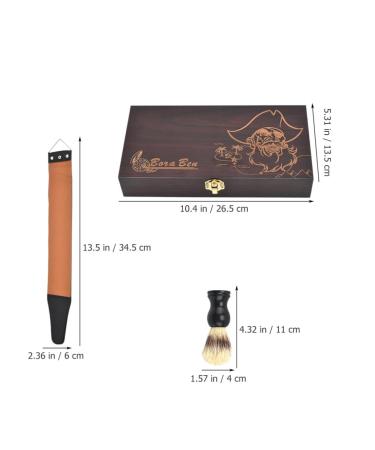 FOMIYES Men's Razor Set - Premium Shaving Kit with Blades Travel Holder & Brush | International Shipping - Buy Online on GoSupps.com