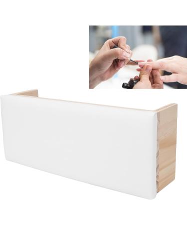 Soft Hand Pillow PU Leather Nail Arm Rest Cushion Just Wipe with a Damp Cloth for Manicure for Home for Manicure Store for Hair Salon(white) - Buy Online on GoSupps.com