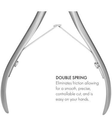 GERMANIKURE Tapered Cuticle Trimmer - 3/4 Jaw Nipper - Made in Germany with FINOX Stainless Steel - Sharp Cuticle Remover in Leather Case - Manicure Tool (7mm) - Buy Online on GoSupps.com