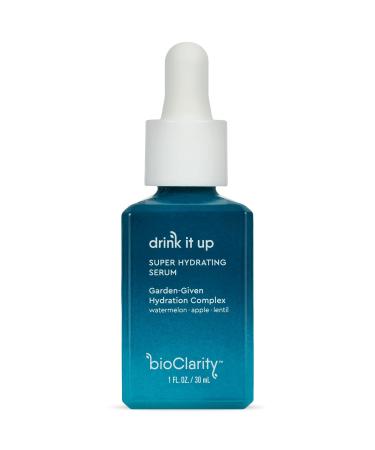 bioClarity Oil-Free Deep Hydrating Serum | 100% Vegan Non-Toxic | Drink It Up Long Lasting Hydration | Contains Vitamin E Lentil Watermelon | 1 fl. oz