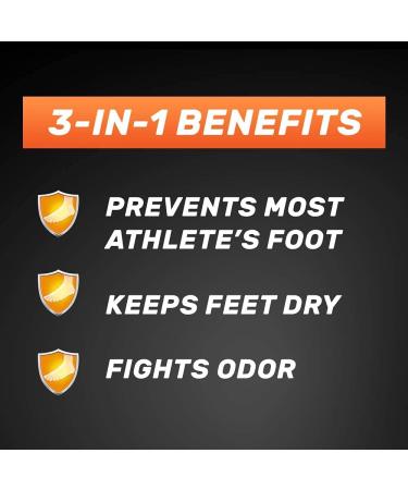 Lotrimin AF Athlete's Foot Prevention Powder Spray | Antifungal Treatment | 5.6oz (160g) | Pack of 3 - Buy Online on GoSupps.com