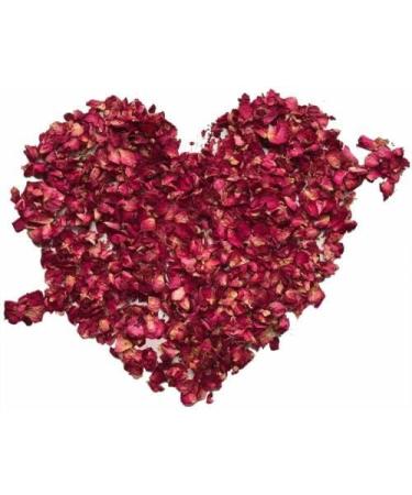 EliteKoopers 50g Dried Rose Petals Flower Natural Red Rose Dried Petals Edible Buds - Buy Online on GoSupps.com