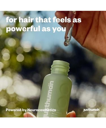 Justhuman Hair Serum for Hair Growth & Loss Protection - Dual Action Volumizing Serum for Men & Women - 30ml Sulfate & Paraben Free - Buy Online on GoSupps.com