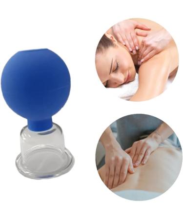 Physiocare Suction Cups for Physiotherapy - 55mm Rubber & Glass Massage Cups for Cellulite & Muscle Relaxation - Buy Online on GoSupps.com