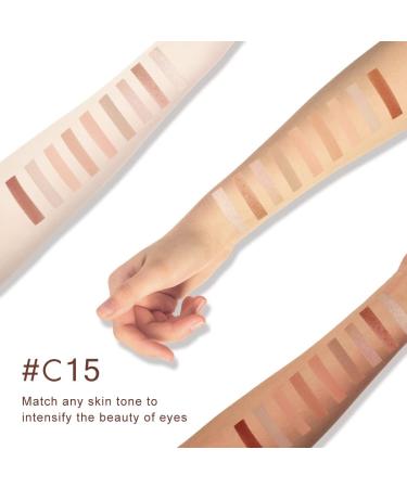 COLORITE CATKIN 9colour Eyeshadow Palette Professional Eyeshadow Palette Highly Pigmented Matte Eyeshadow Palette Eyewear Water Resistant for Daily Makeup 144g C15 Forest - Buy Online on GoSupps.com