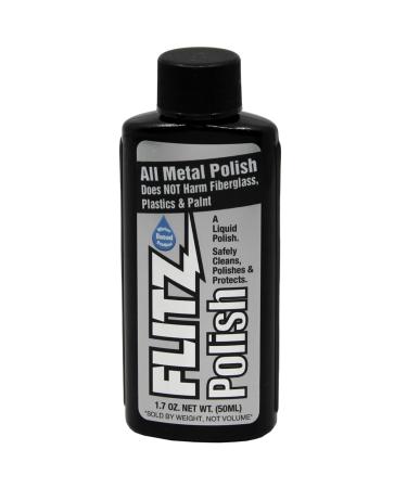 Flitz No Scent Metal Polish 3.4 oz. Liquid