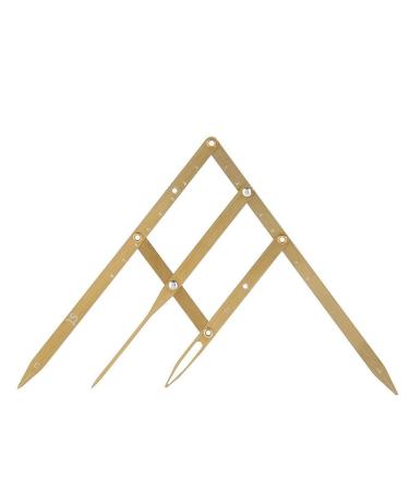 Stainless Steel Eyebrow Measurement Sliding Ruler - Durable Eyebrow Shaping Tool (Gold) - Buy Online on GoSupps.com