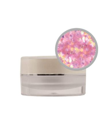 Pro Impressions Coloured Glitter Acrylic Powder Pink Confetti