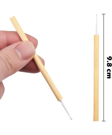 XNHIU Disposable Bamboo Mascara Wands & Cotton Swabs Set - 50 Pack for Precise Eyelash Extensions | Makeup Brushes & Applicators Kit - Buy Online on GoSupps.com