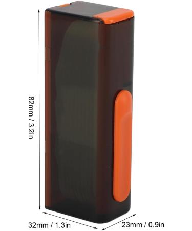 Sunfecili Portable Dental Tank Set | 2-Piece Dental Silk Dispenser & Travel Kit | Refillable ABS Silicone with Mirror | Ideal for Dating Eating & Traveling - Buy Online on GoSupps.com