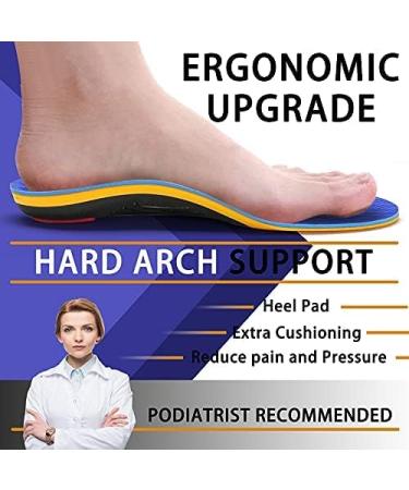 VALSOLE Orthotic Insole Arch Support for Plantar Fasciitis & Overpronation - Blue UK-4-23cm - Buy Online on GoSupps.com