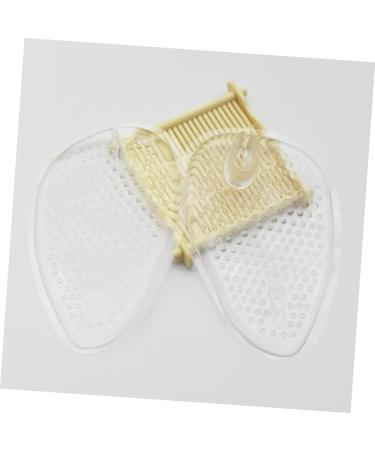 FOMIYES 4 Pairs Gel Insoles for High Heels - Self-Adhesive Forefoot Gel Pads | Transparent Cushion Half Insoles for Slippers - Comfort & Support - Buy Online on GoSupps.com