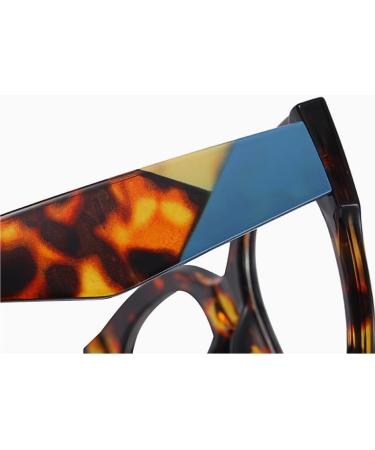 Zhuyiqz Women's Big Reading Glasses - Anti Blue Light HD Clear View Color C2 Size +100 | International Shipping Available - Buy Online on GoSupps.com