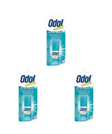 Odol Mouth Spray Extra Fresh 15ml Instant extra fresh breath Alcohol-free (Pack of 3) 15 ml (Pack of 3)