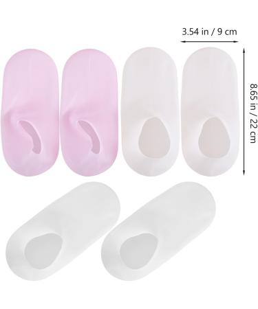 minkissy 3 Pairs Silicone Moisturizing Socks Softening Dry Cracked Feet Rough Anti Slip Aloe Socks Calluses Spa Gel Socks Foot Care After Pedicure for Dry Cracked Feet - Buy Online on GoSupps.com