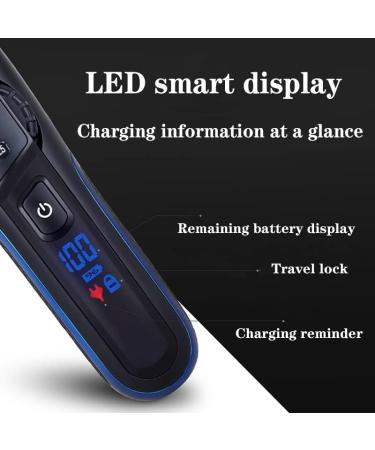 Professional Cordless Hair Clippers for Men - Adjustable Electric Hair Trimmer with LED Display & Box - Buy Online on GoSupps.com