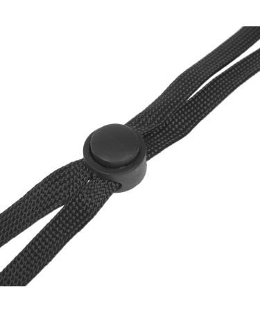 MOTZU Mask Lanyard Necklace Strap - 5 Pieces, Adjustable Extend Ropes with Fastening Cord - Black - Buy Online on GoSupps.com
