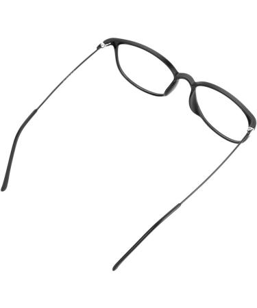 Retro Clear Lens Glasses for Students - Unisex Nerd Frames Fashionable Round Decorative Computer Reading Glasses with Case - Buy Online on GoSupps.com