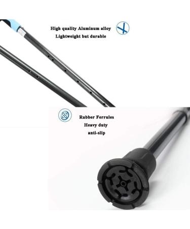 Lightweight Walking Stick/Crutches with Ergonomic Handle Adjustable Height Mobility Cane with Non-Slip Base for Men Women Disabled Elderly Injured Person Crutches Hello Independence - Buy Online on GoSupps.com