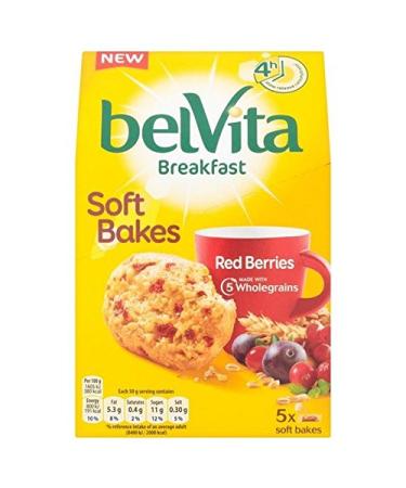 belVita Belvita Made in Oven Sweet Red Fruits 250 g (Pack of 6)