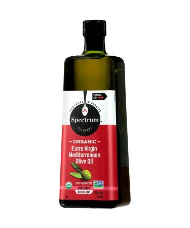 Buy Spectrum Organic Mediterranean Extra Virgin Olive Oil - 33.8 Oz | Premium Quality - Buy Online on GoSupps.com