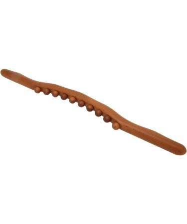 Buy Wooden Gua Sha Massage Scooter Stick with 10 Pearls & 10ml Essential Oil - Perfect for Salons | International Shipping Available - Buy Online on GoSupps.com