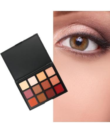 jojomis Eyeshadow Palette 12 Colors Shimmer Long Lasting Blendable Natural Colors Make Up Longwear Vibrant Nudes Makeup Pigment Neutrals Cosmetic Gift Kit - 12K - Buy Online on GoSupps.com