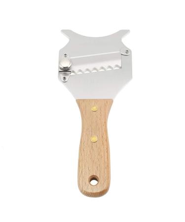 Truffle cutter razor cheese slicer chocolate razor - made of stainless steel and wooden handle - with an adjustable blade - for kitchen helpers
