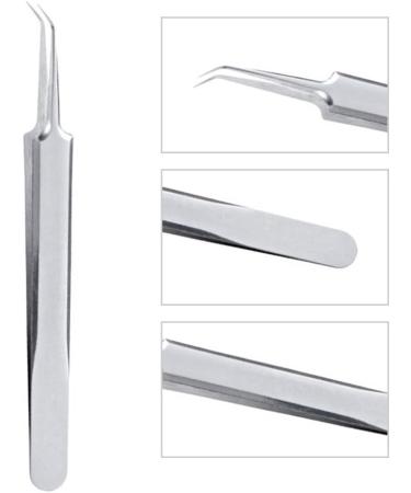 Blackhead Tweezers - Professional Stainless Steel Tool for Pimple Removal & Blackhead Extraction - Buy Online on GoSupps.com