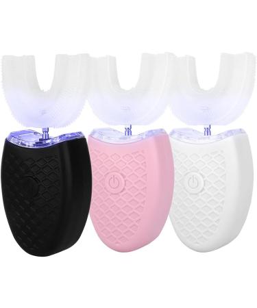 ANGGREK U-Shaped Adult Electric Toothbrush - 360 Teeth Whitening Oral Care Tool (Black) - Buy Online on GoSupps.com