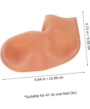 Ipetboom 2 Pairs Exfoliating Moisturizing Socks Foot Moisturizer for Dry Cracked Heel Moisturizing Socks Sleep Socks Nail Monomer Dish Cosmetic Girl Child High Heels Sebs Spa 23x9.5cm - Buy Online on GoSupps.com