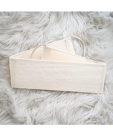 Natural Loofah Sponge Back Washer | Exfoliating Back Scrubber for Men & Women | Body Care & Shower Massage - Buy Online on GoSupps.com