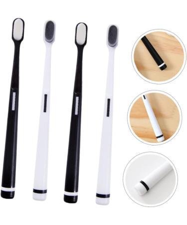 Ipetboom 4-Piece Wangan Hair Toothbrush Set - Soft Brushing Tools for Adults & Pregnant Women | Ultra-Like Camping Toothbrushes with Tooth Gemstones - Buy Online on GoSupps.com