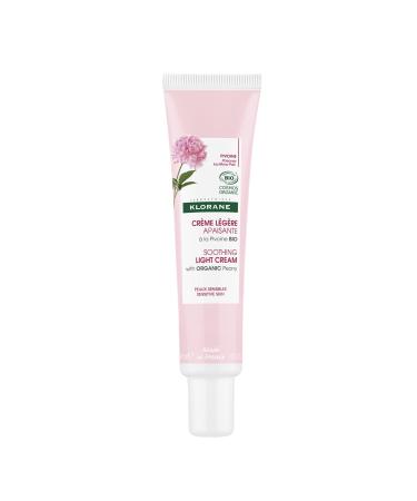 Klorane - Light Soothing Cream with Organic Peony - Sensitive skin - 40ml