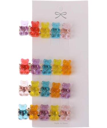 Atatmount Cartoon Panda Bear Hair Clips | Colorful Bubble Bear Rainbow Hair Jewelry for Women & Girls - Buy Online on GoSupps.com